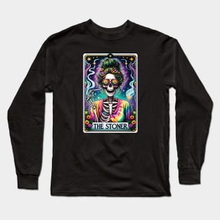 The Stoner Tarot Card Long Sleeve T-Shirt